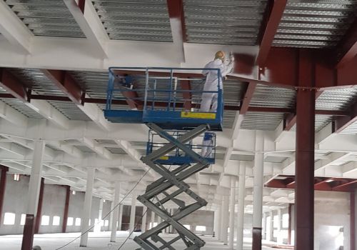 Thi công sơn chống cháy